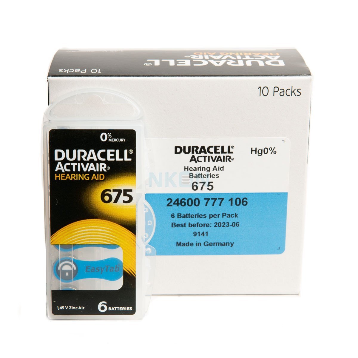 Pilas Duracell 675 Activeair 1 Caja (60Und) - Fonolife