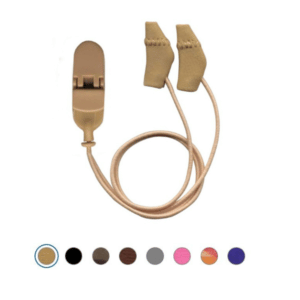 Protector EAR GEAR para 2 audifonos tamaño 2,5 cm con clip